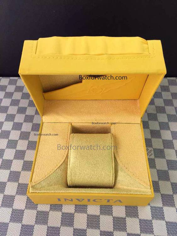 INVICTA Replica watch box - Original Style Yellow